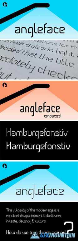  Angleface Font Family