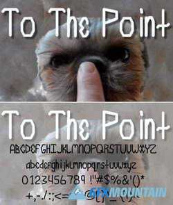 To The Point Font