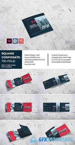 Square Corporate Tri-Fold 22869075