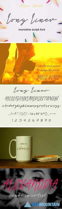 Long Liner Font