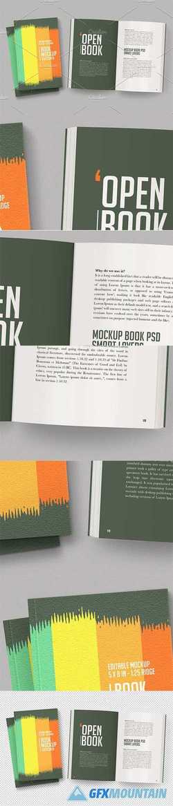 Open Softcover Book Mockup 3291159
