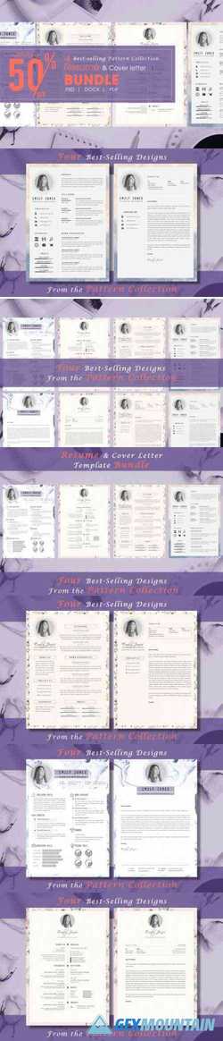 Resume CV Pattern Bundle 3335518