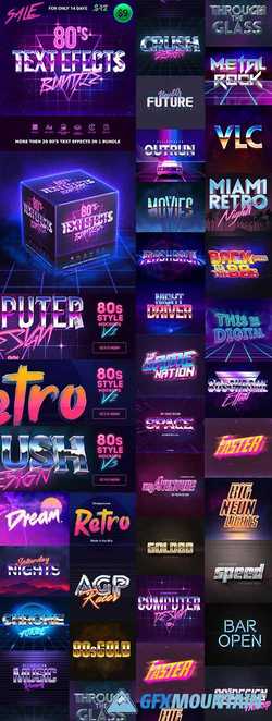 80S TEXT EFFECTS BUNDLE - 23228725