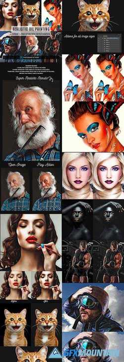 Realistic Painting Pro Actions 23154806