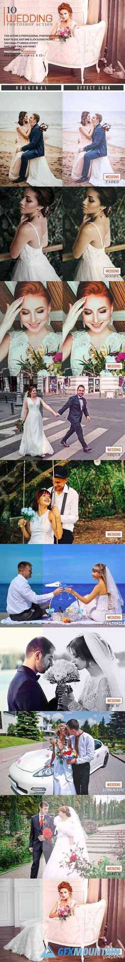 10 Wedding Photoshop Action 23216080
