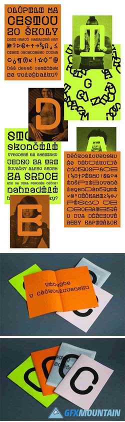 Ceckoslovensko Typeface 