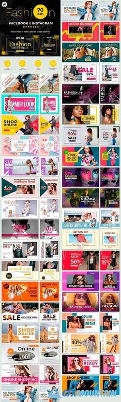 Facebook & Instagram Fashion Banners 23330196