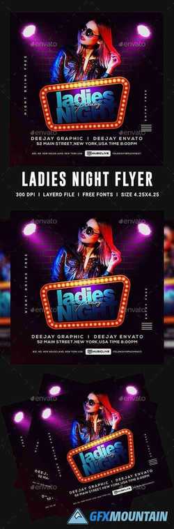 Ladies Night Club Flyer 23357313