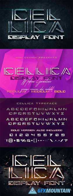 Cellica - Display Font 3612970