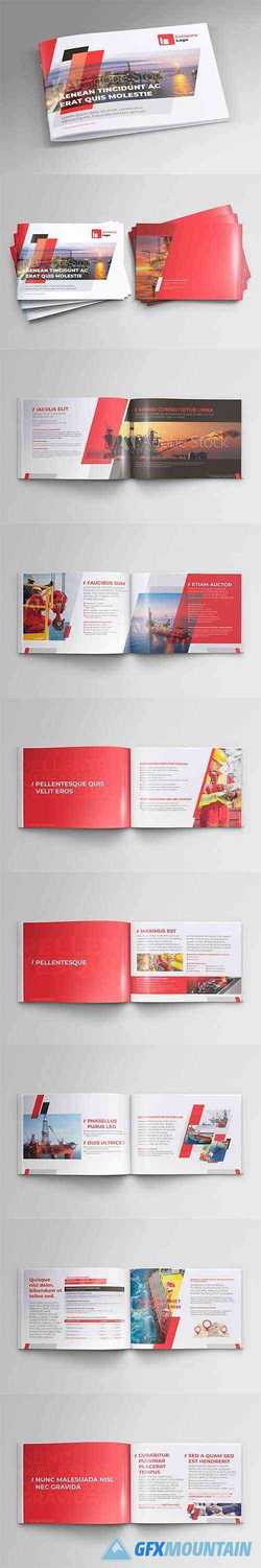 Offshore Oil and Gas Booklet Design 3609690