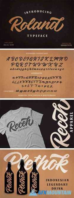 Roland Typeface 233859
