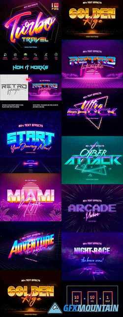 80's Text Effects vol.2 23558050
