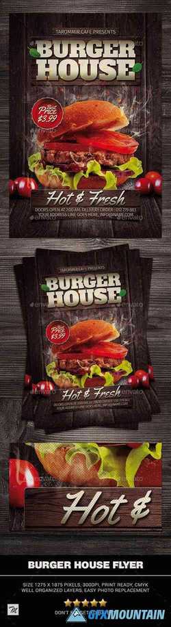 Burger House Flyer 23536553