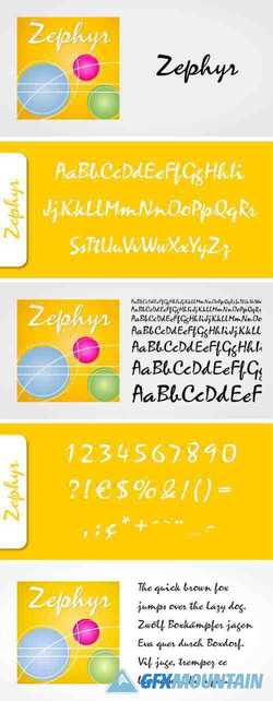  Zephyr Font 