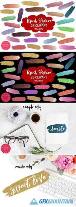 Brush Strokes Clipart Images
