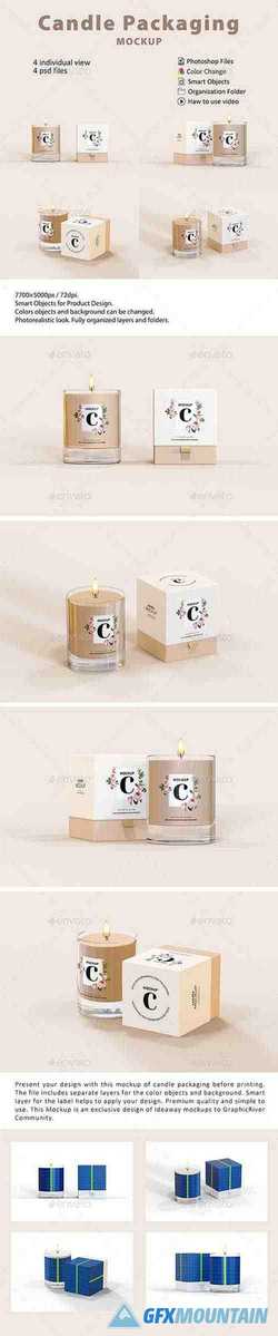 Candle Packaging Mockup 23814229