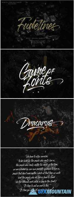 Fudeline Font