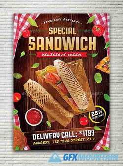 Sandwich Flyer 23811622