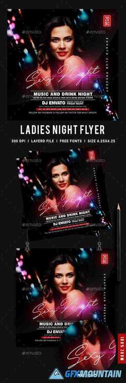 Ladies Night Club Flyer 23832609
