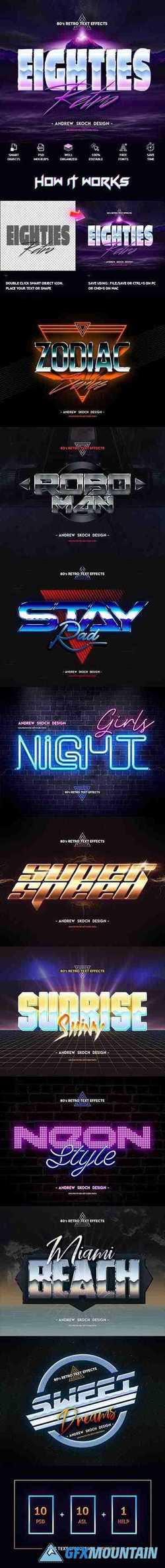 80S RETRO TEXT EFFECTS VOL.3 - 23856557 