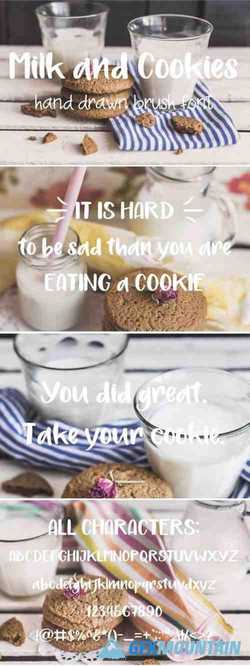 Milk and Cookies Font