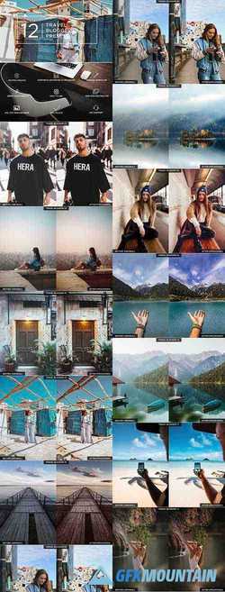 12 Travel Blogger Lightroom Presets 23609484