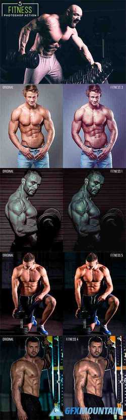 5 Fitness Photoshop Actions