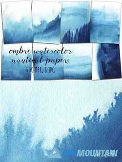 Ombre Watercolor Papers - 320123