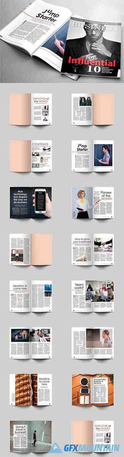 32 Page Business Magazine Template 1594886