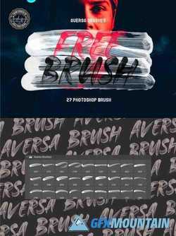 27 Stroke Brushes for Photoshop