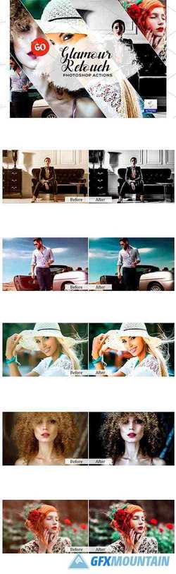 60 Glamour Retouch Photoshop Actions 3934694