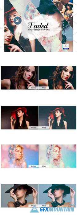 70 Faded Photoshop Actions 3934453