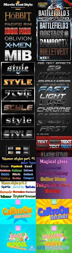 60 Wonderful Text Effects & Styles for Photoshop