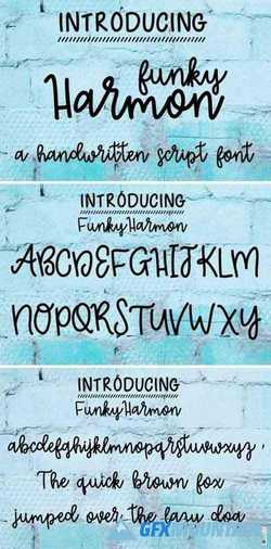 Funky Harmon Font
