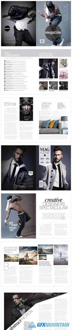 Magazine Template InDesign 1666784