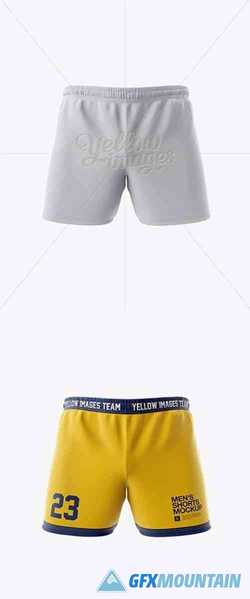 Men’s Rugby Shorts HQ Mockup - Front View 