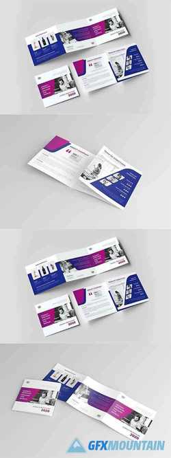 Square Trifold Indesign Brochure