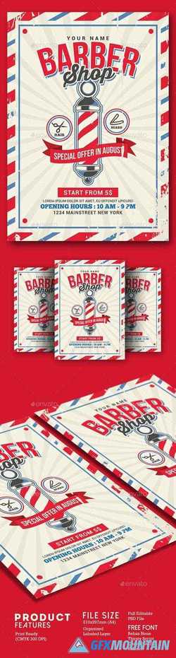 Barber Shop Flyer 24419888
