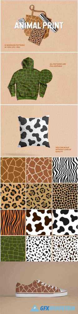 Animal Print Seamless Patterns 1715085