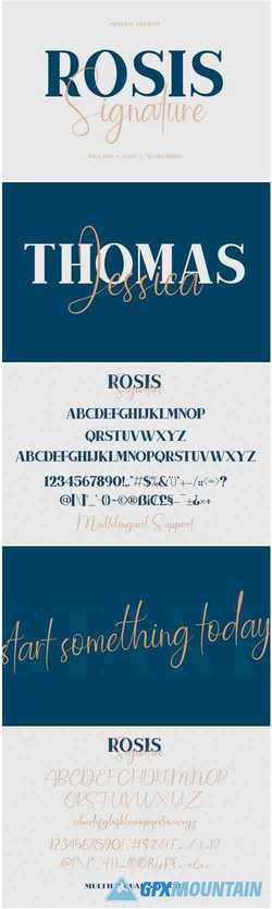 Rosis and Ballroom Font Duo