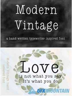 Modern Vintage Font