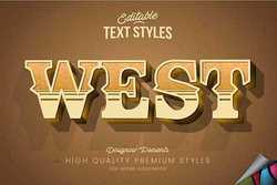 Western Cowboy Text Style 3752091