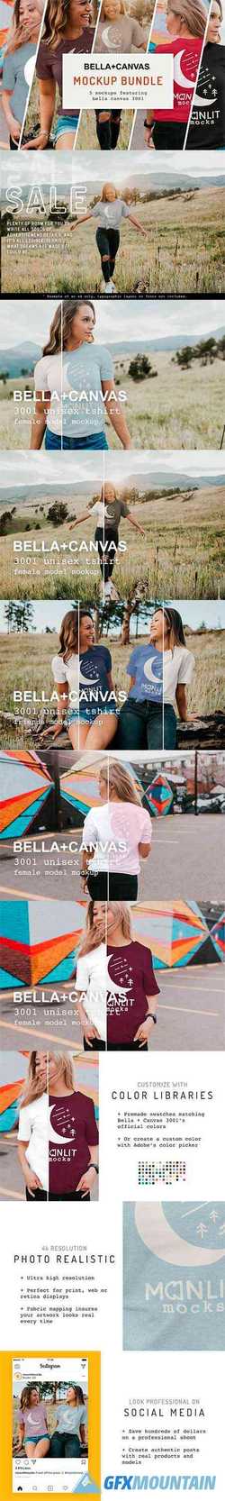 The Women's Bella Canvas 3001 Bundle 4081392
