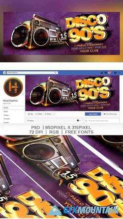 Disco 90's Facebook Timeline 24755503