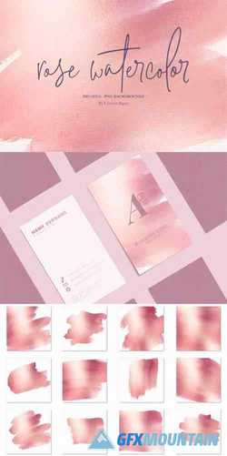 Rose Gold Watercolor Backgrounds 2040187