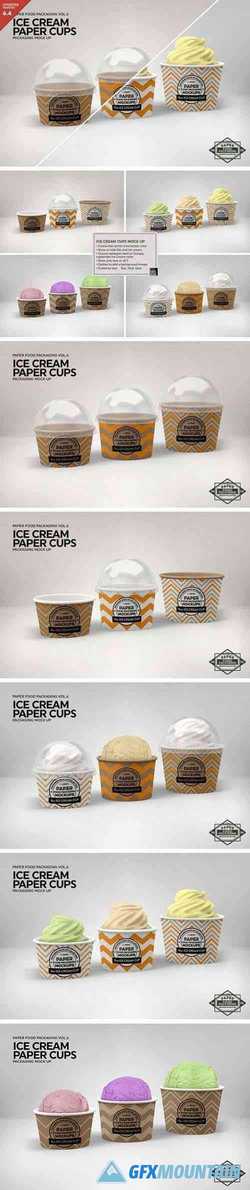 Ice Cream Cups Mockup 2182874