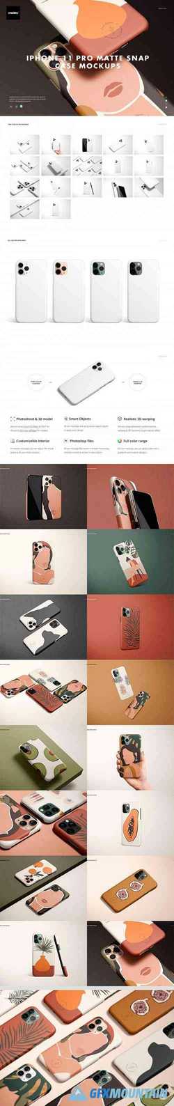 iPhone 11 Pro Matte Snap Case Mockup 4364960