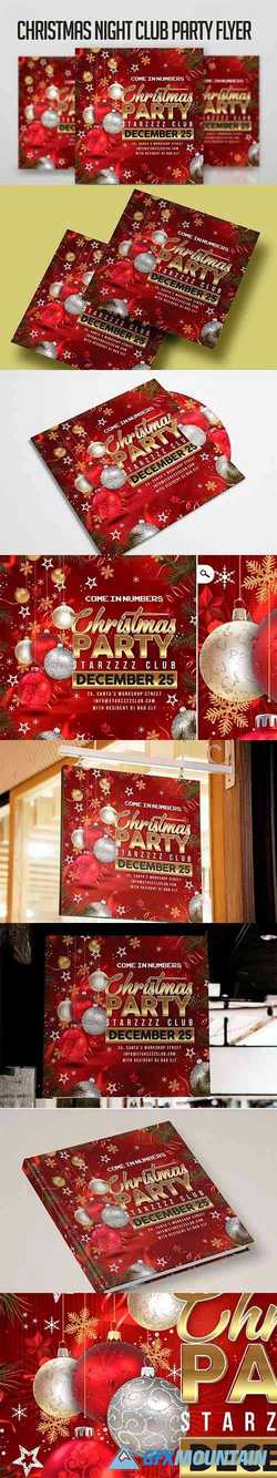 Christmas Night Club Party Flyer 4355210
