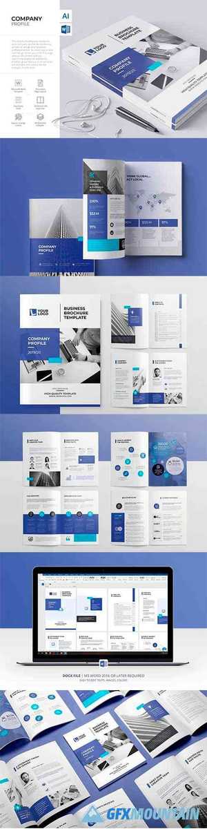 Word Profile Template 16 Pages 4469445