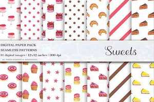 Sweets Digital Papers - 4481718